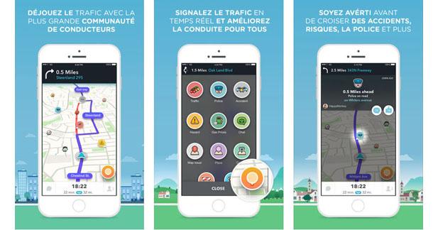 Waze dévoile une nouvelle version de son application sur iPhone