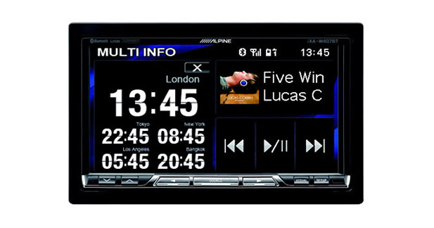 Caraudiovidéo : Six solutions iPod pour la voiture à la loupe - La station multimédia : Alpine IXA-W407BT