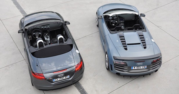 Comparatif Audi R8 GT Spyder & TT RS+ : Les jusqu'au-boutistes