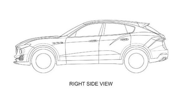 Le futur SUV Maserati Levante apparaît en dessins - Un look de 4X4 sportif