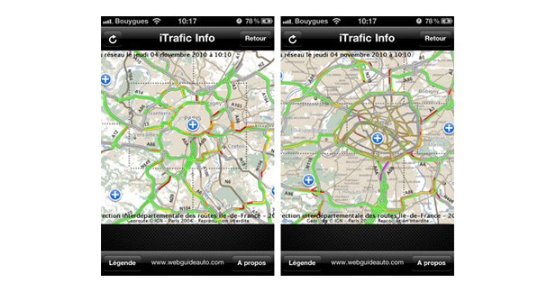 Caraudiovidéo : 15 applications iPhone pour la voiture - iTrafic Info