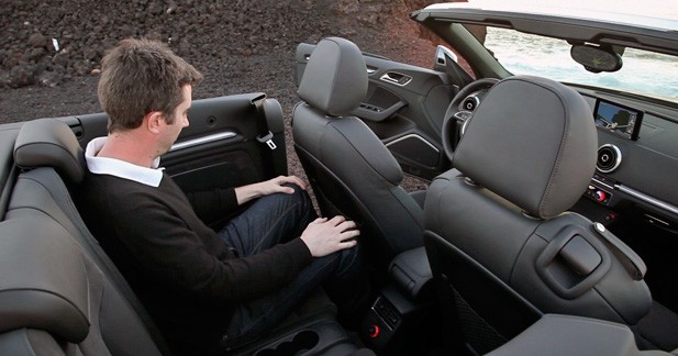 Essai Audi A3 Cabriolet TDI 150 BVM6 Ambition : unique en son genre - Ca se passe à l'arrière