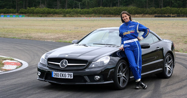 Margot Laffite teste la SL63 AMG - Présentation