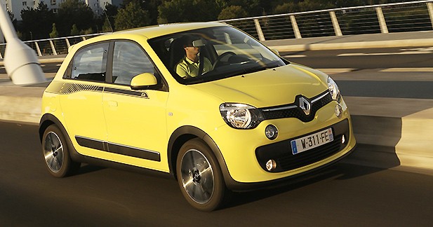 jaune Porte-clés profil Renault Twingo 1 