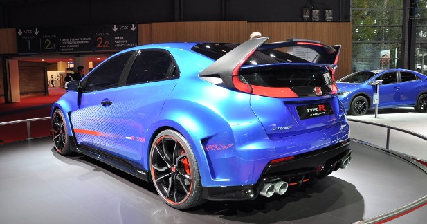 Mondial Auto 2014 : Honda Civic Type R Concept, elle enclenche le turbo - Un châssis au diapason