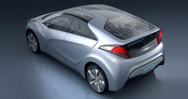 Hyundai Blue Will Concept : rêve bleu - Des matériaux ''bio''