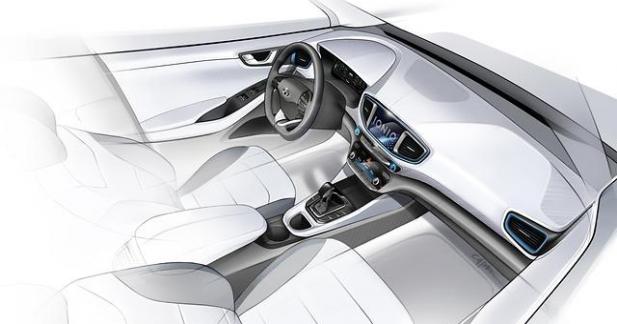 Nouveaux teasers pour la Hyundai Ioniq - Vers une ambiance intérieure épurée