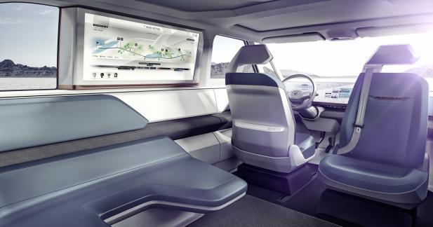 Volkswagen BUDD-e : 533 km d'autonomie et commande gestuelle à bord - Commande gestuelle, vocale, tactile et (très forte) connectivité