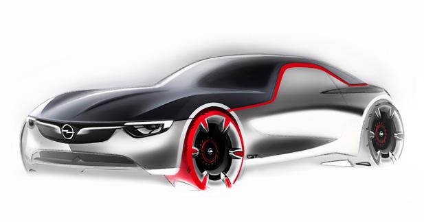 Rencontre entre l'Opel GT Concept et son inspiratrice - Objet Lifestyle