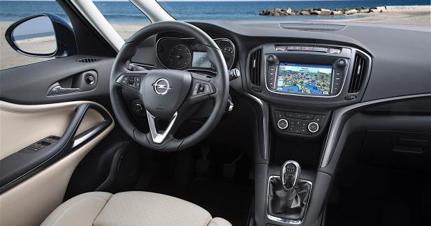 Opel Zafira restylé : assagi mais plus connecté - Des motorisations inchangées