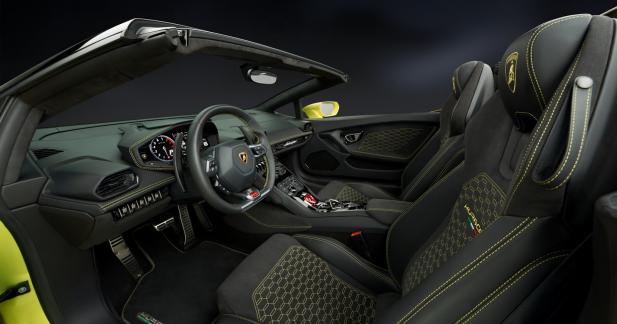 Lamborghini Huracan LP580-2 Spyder : sans toit ni transmission intégrale - 0 à 100 km/h en 3,6 secondes