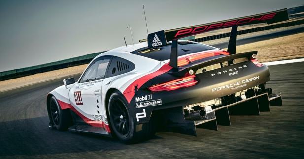 Porsche 911 RSR 2017 : une 911 à moteur central pour les 24 Heures du Mans - La poupe s'affine