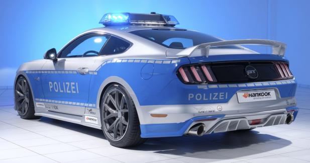 La police allemande roule en Mustang pour promouvoir le tuning - Pour les salons, pas pour l'Autobahn