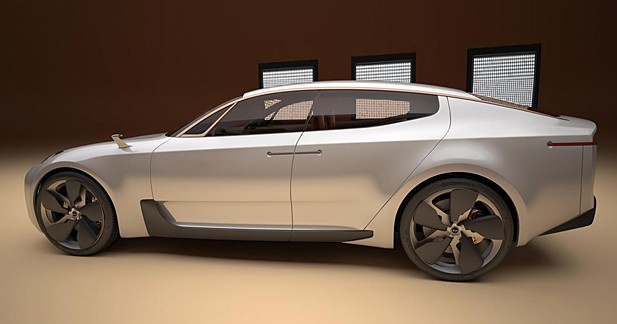 Kia Sports Sedan Concept : Produit d’image - Sculpturale et fluide, cette belle coréenne lorgne vers le très haut de gamme...