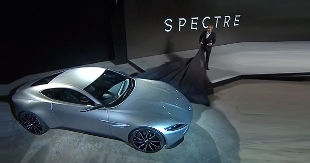 Aston Martin dévoile la DB10 du prochain James Bond - Sans doute un V12 sous le capot