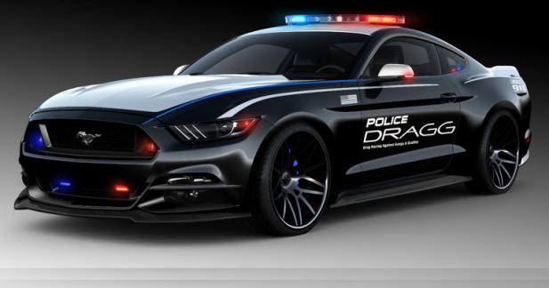 Ford apportera un troupeau de Mustang personnalisées au SEMA - Mais que fait la police ?