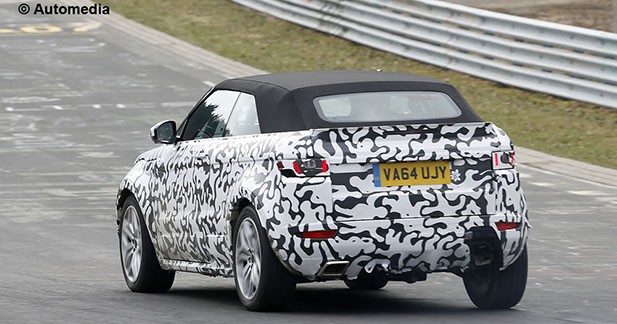 Spyshots : le Range Rover Evoque Cabriolet peaufine ses réglages au Nürburgring - 20 secondes pour décapoter