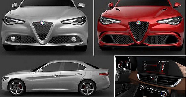 La nouvelle Alfa Romeo Giulia en fuite sur internet - Un moteur d'origine Ferrari