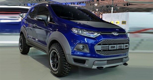Inédit : et si Ford lançait un EcoSport Raptor ? - Quand un Raptor mange une Fiesta