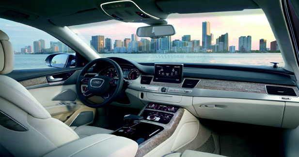 Nouvelle Audi A8 : classe business - Comme dans un salon
