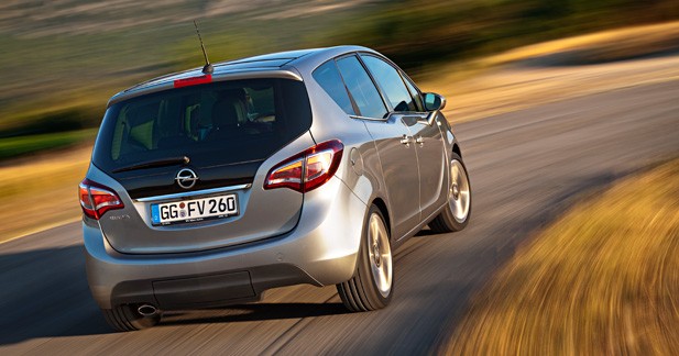 Opel Meriva 2 restylé : le premier sous les 100 g/km de CO2 - Légère opération cosmétique