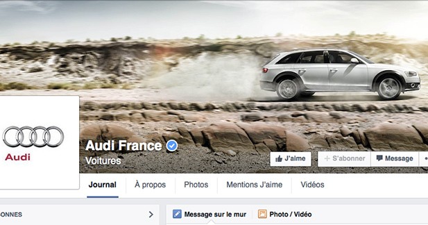 Top 10 des marques les plus discutées sur le web français - 4 – Audi – 96 633 retombées de janvier à septembre 2014