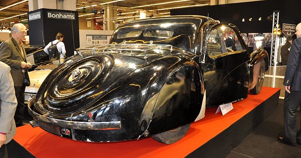 Rétromobile 2009 : la Bugatti oubliée dans un garage - Son histoire