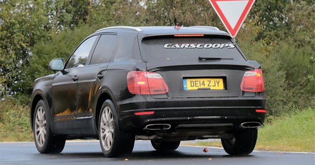Photos volées : le futur SUV Bentley pris en flag - La dernière plate-forme du groupe Volkswagen