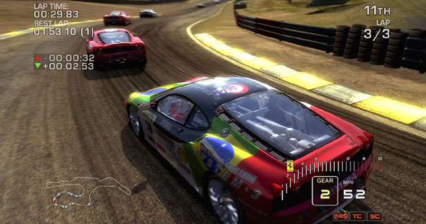 Test Ferrari Challenge : la PS3 voit rouge ! - Prise en mains relativement aisée
