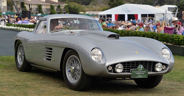 Pebble Beach : enfin une Ferrari primée - Née en Spyder, convertie en coupé