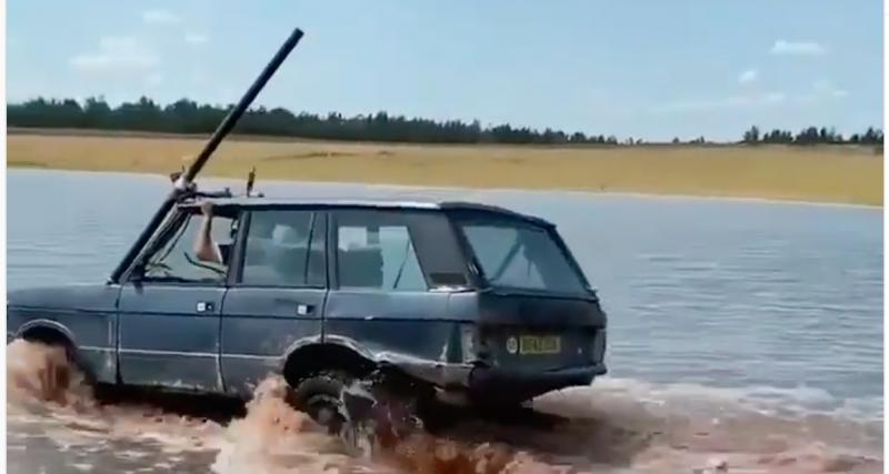  - VIDEO - Quand le mécano du coin se lance dans une expérience ça donne un Range Rover sous-marin