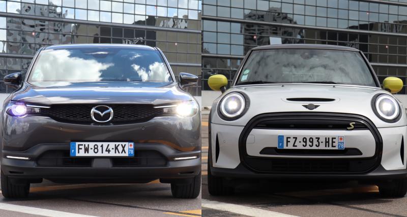  - Mazda MX-30 ou Mini Cooper SE restylée : laquelle choisir ?