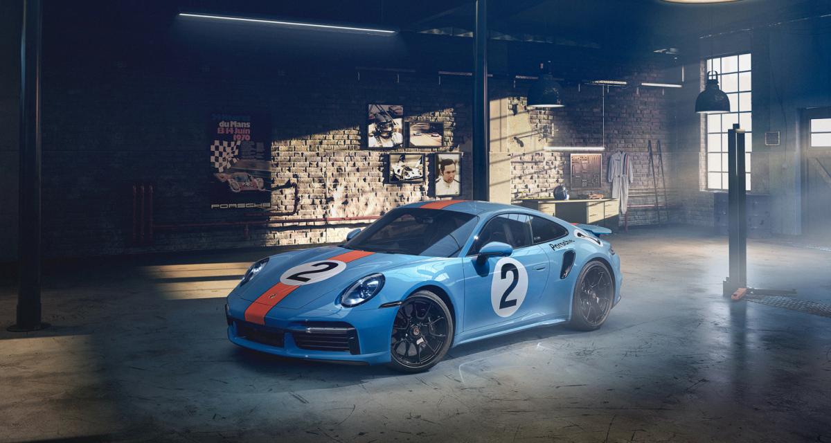 Porsche 911 Turbo S “One of a Kind” Pedro Rodríguez : un modèle hommage unique en livrée Gulf