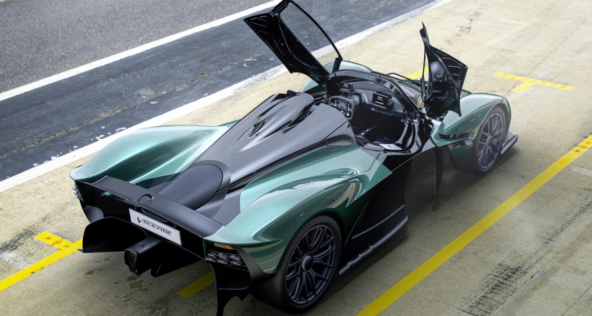 Aston Martin Valkyrie Spider (2022) : encore plus de sensations avec le toit en moins