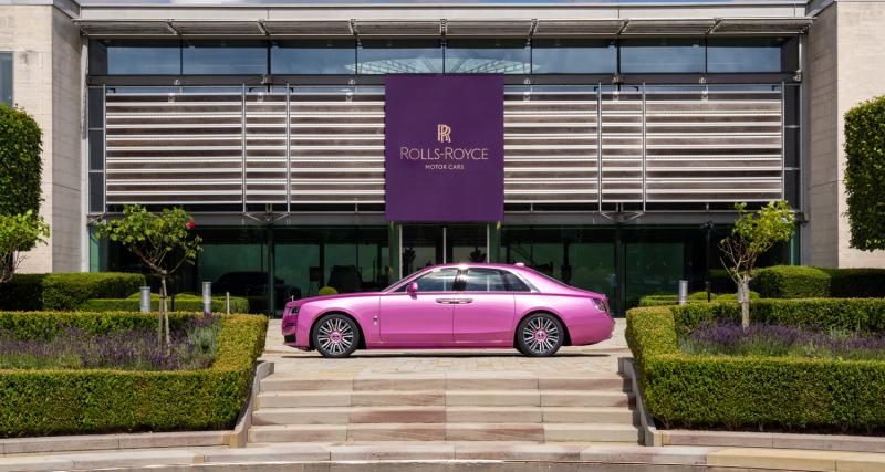 Rolls-Royce Ghost & Cullinan by Bespoke : de la couleur et du luxe à Monterey - Bespoke Ghost “Friskee Pink” 