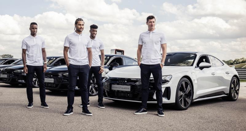  - Les stars du Bayern Munich passent à l’électrique avec des Audi e-tron GT et RS e-tron GT