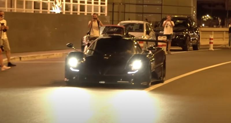  - Lewis Hamilton se pavane au volant de sa Pagani Zonda 760 LH dans les rues de Monaco