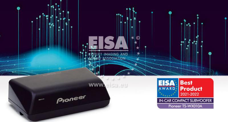  - Pioneer a été primé à l’EISA 2021-2022 pour son caisson T-WX010A