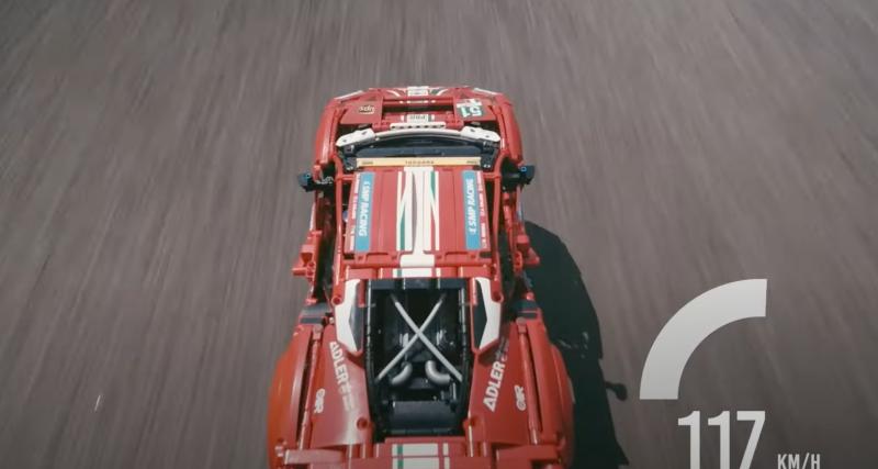  - VIDEO - La Ferrari 488 GTE de Lego dépasse les 200 km/h sur le circuit de Modène