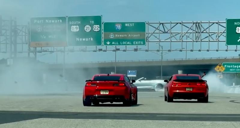  - VIDEO - Ils bloquent une autoroute du New Jersey juste pour faire des drifts
