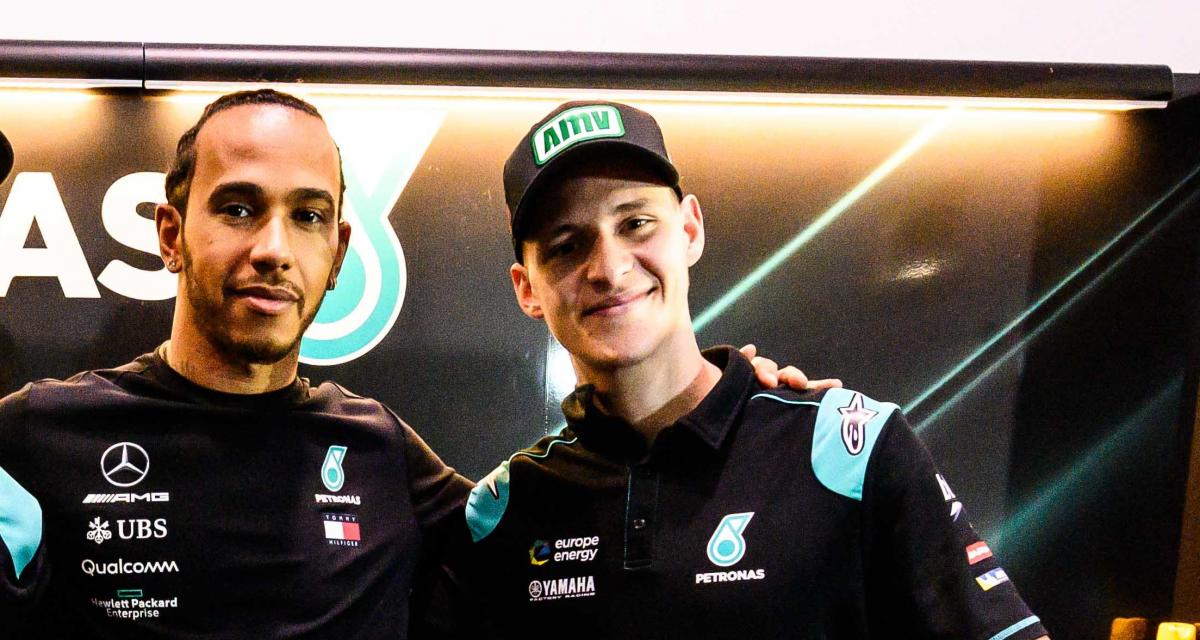 Fabio Quartararo et Sir Lewis Hamilton | 2021