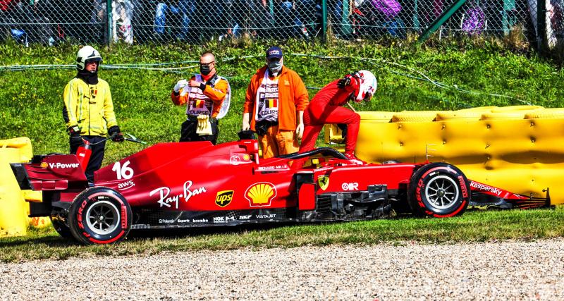 Scuderia Ferrari - Grand Prix de Belgique de F1 : l’accident de Charles Leclerc lors des essais libres 2 en vidéo