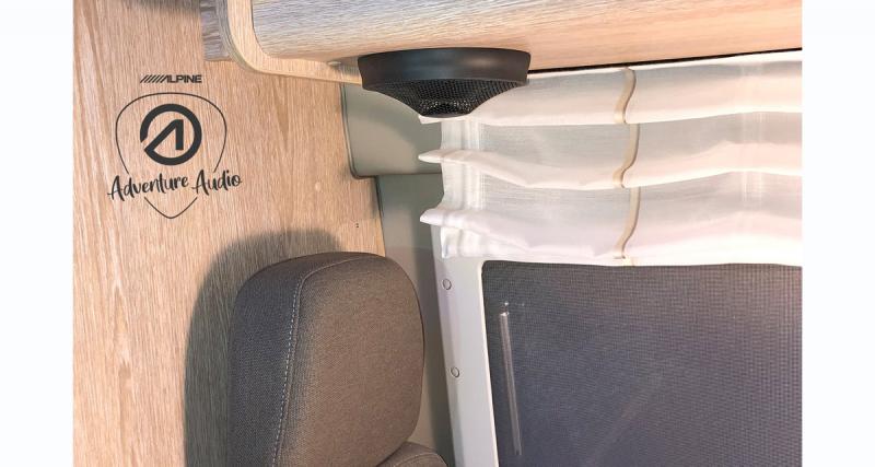  - Alpine commercialise une paire de haut-parleur pour la cellule de vie d’un camping-car