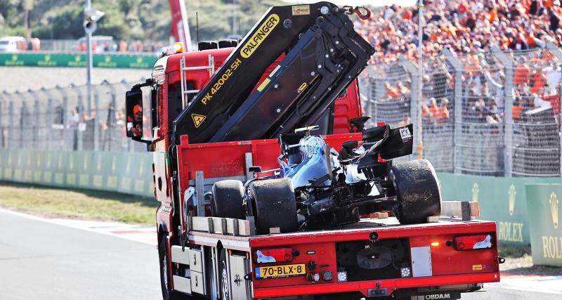 Williams Racing - Grand Prix des Pays-Bas de F1 : le crash de Nicholas Latifi en qualifications en vidéo