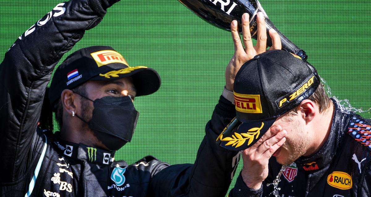Hamilton et Verstappen sur le podium | Grand Prix des Pays-Bas de F1 | 2021