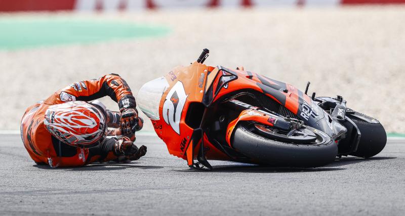  - MotoGP - la chute d’Iker Lecuona aux EL1 du Grand Prix d’Aragon en vidéo