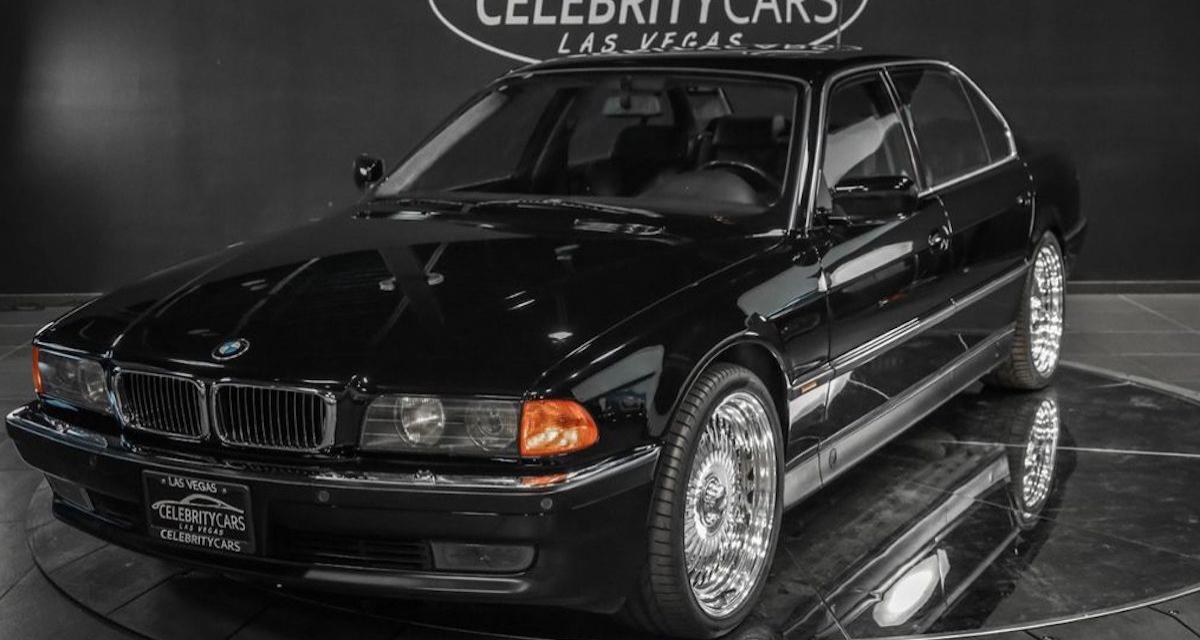 La BMW Série 7 dans laquelle se trouvait Tupac au moment de la fusillade qui lui a coûté la vie