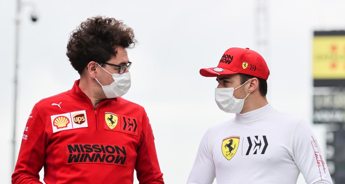 Mattia Binotto et Charles Leclerc | Ferrari | F1 2021