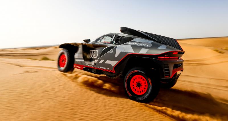 L’Audi RS Q e-tron peaufine ses réglages en vue du Dakar 2022 - Le prototype Audi RS Q e-tron