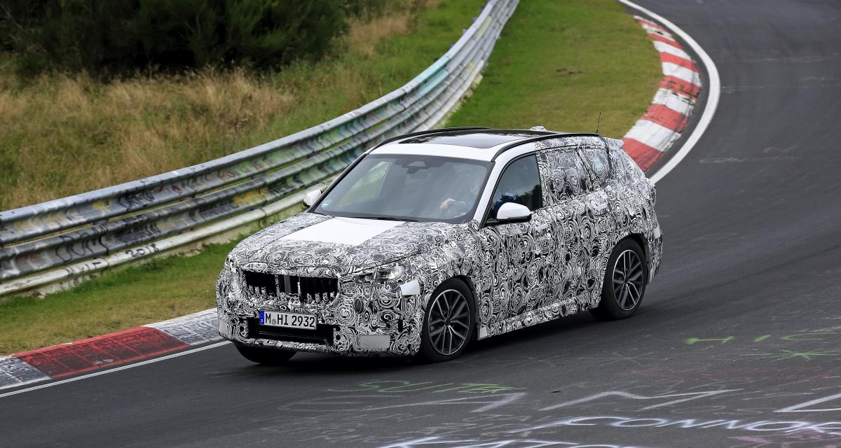 Le futur BMW X1 (2022) sous camouflage